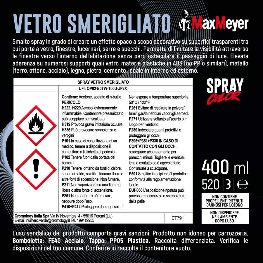 WHITE FROSTED GLASS SPRAY 400ML