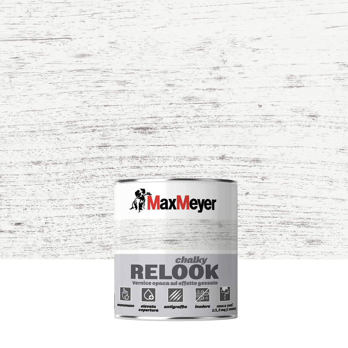 CHALKY WHITE RELOOK WATERBORNE WOOD GLAZE 125ML
