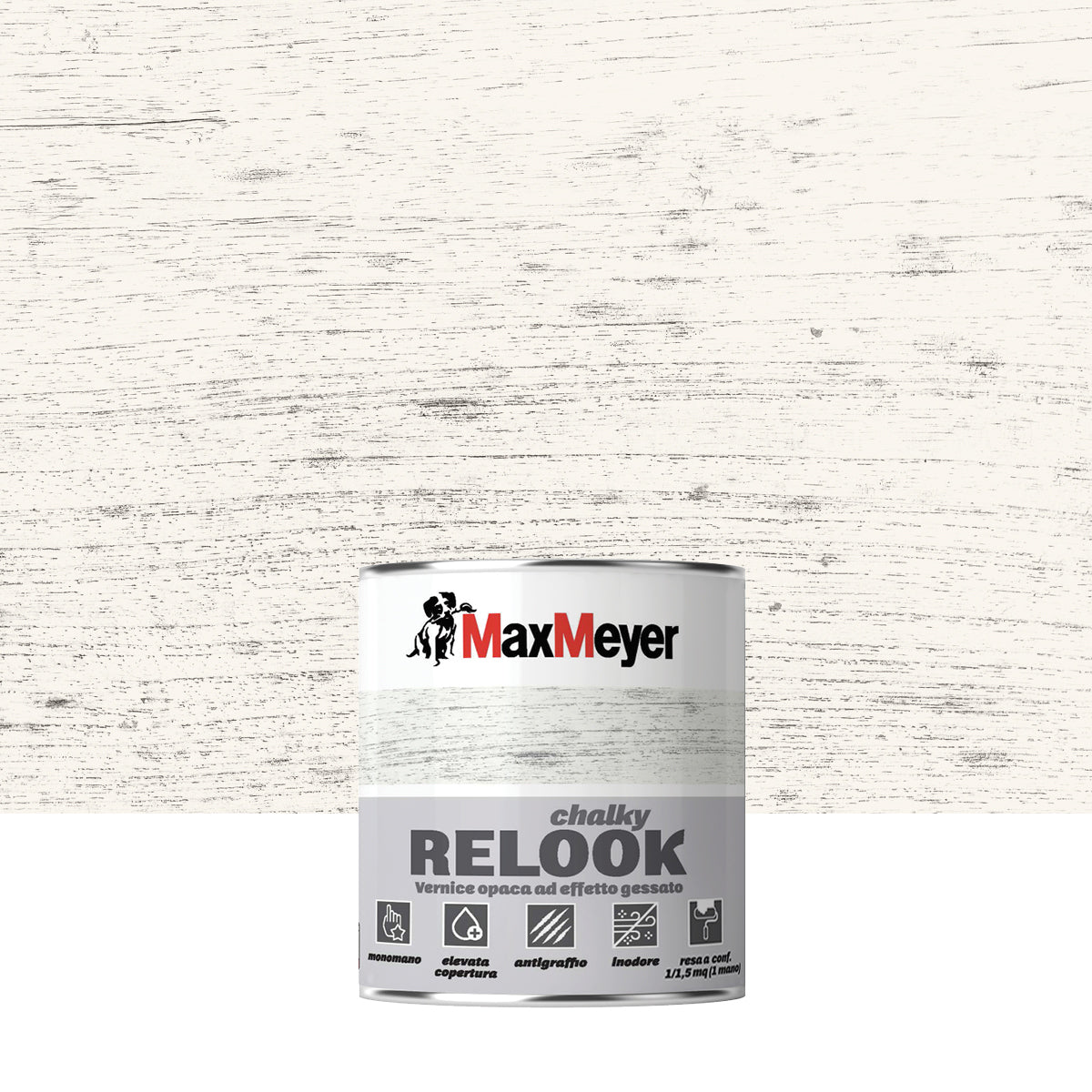 CHALKY ANTIQUE WHITE RELOOK WATERBORNE WOOD GLAZE 125ML