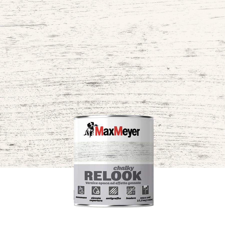 CHALKY ANTIQUE WHITE RELOOK WATERBORNE WOOD GLAZE 125ML