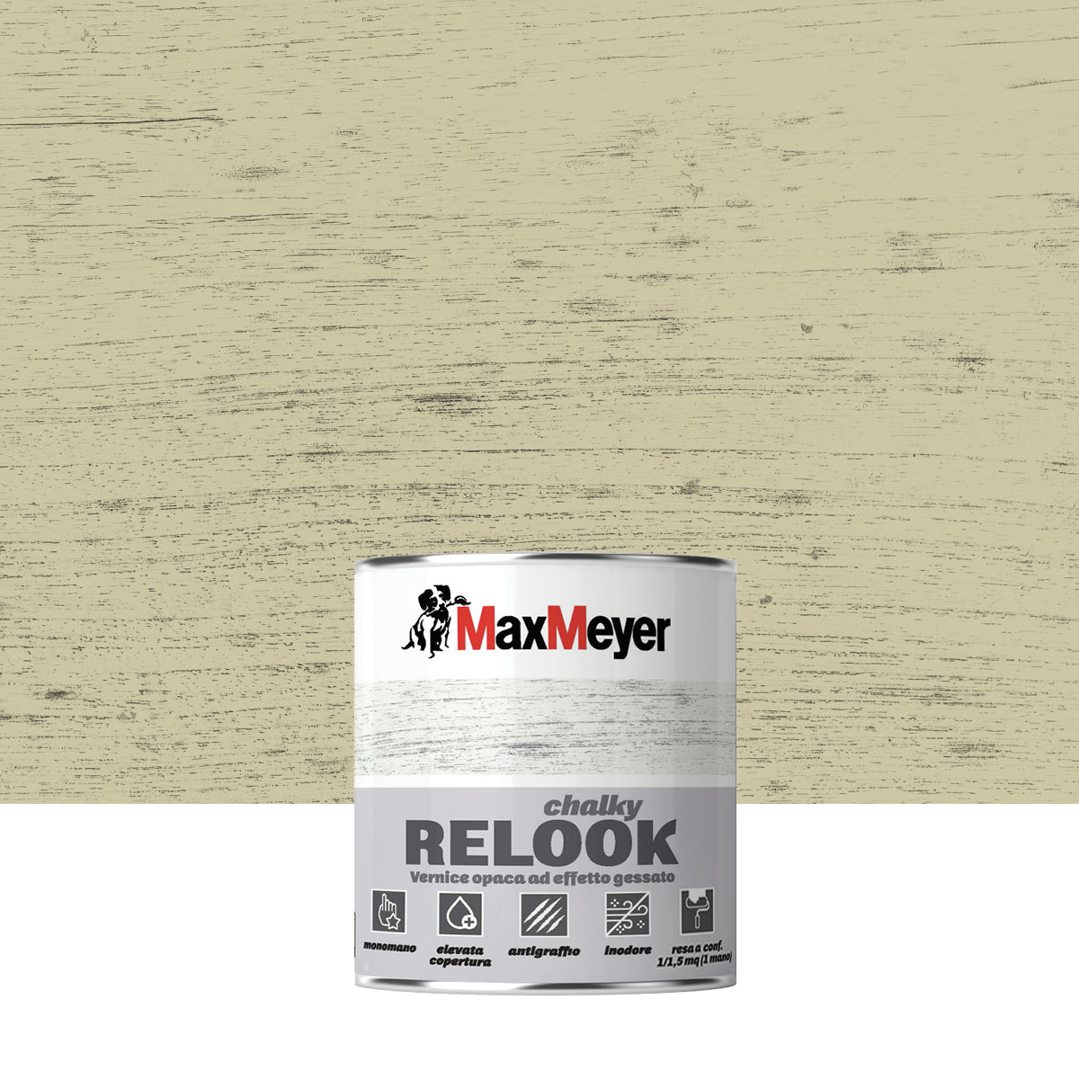 CHALKY SAGE GREEN RELOOK WATERBORNE WOOD GLAZE 125ML