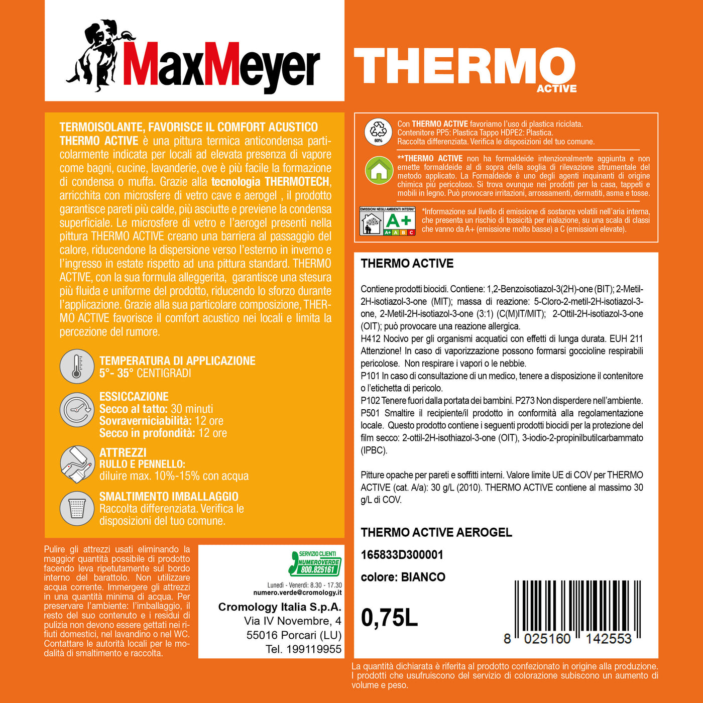 Thermotech anti-condensation white paint, 750ml