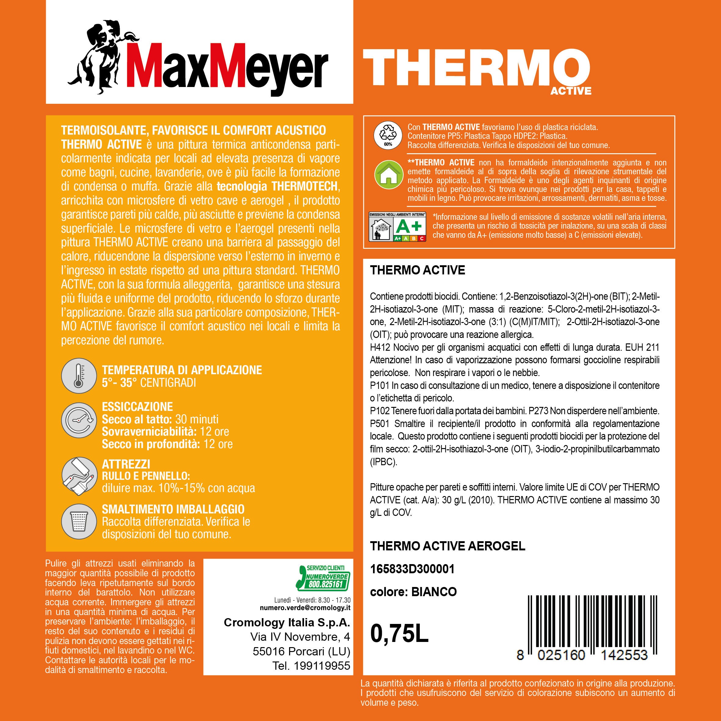 Thermotech anti-condensation white paint, 750ml