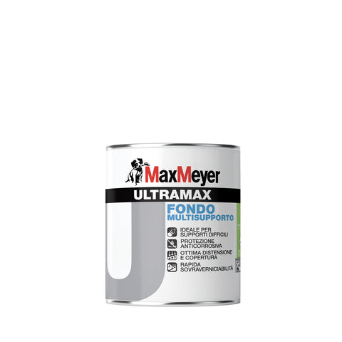 Ultramax Grey Water-Based Primer for Difficult Surfaces, 750 ml