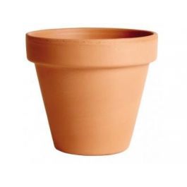 STANDARD TERRACOTTA VASE DIAMETER 19XH17.1 CM