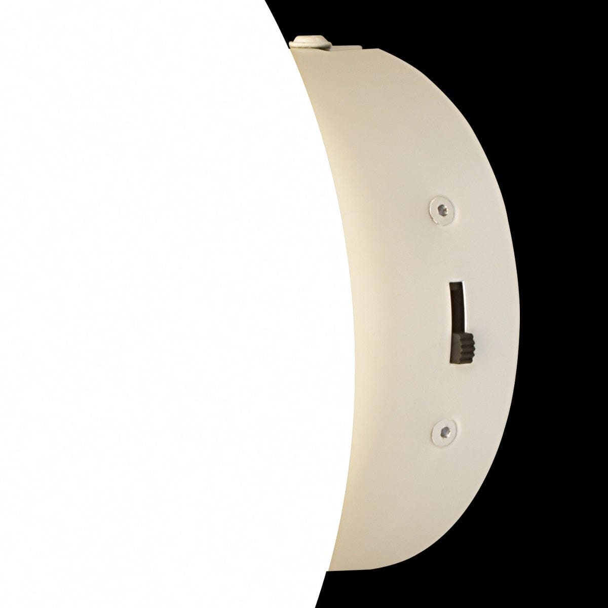 Bricocenter SILVIA WALL SCONCE WHITE GLASS D22 CM LED 9.5W CCT DIMMABLE