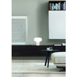 SILVIA TABLE LAMP WHITE GLASS H21.4 CM LED 9.5W CCT DIMMABLE