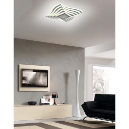 CEILING LAMP PRISCILLA METAL WHITE 50X50CM LED 65W CCT DIMMABLE