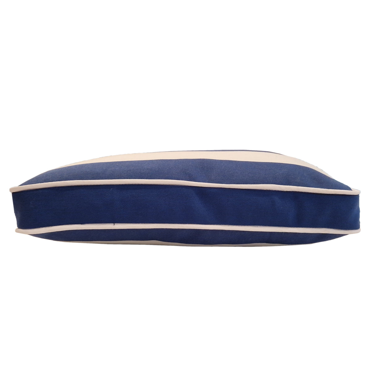 FUTON DRALON CUSHION 60x60 RIGA WHITE AND BLUE
