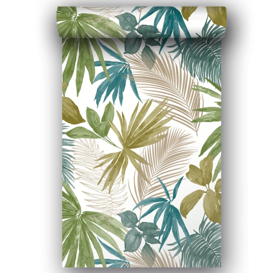 Bricocenter PALM TREE COLOURED WALLPAPER 53CMX10.5M