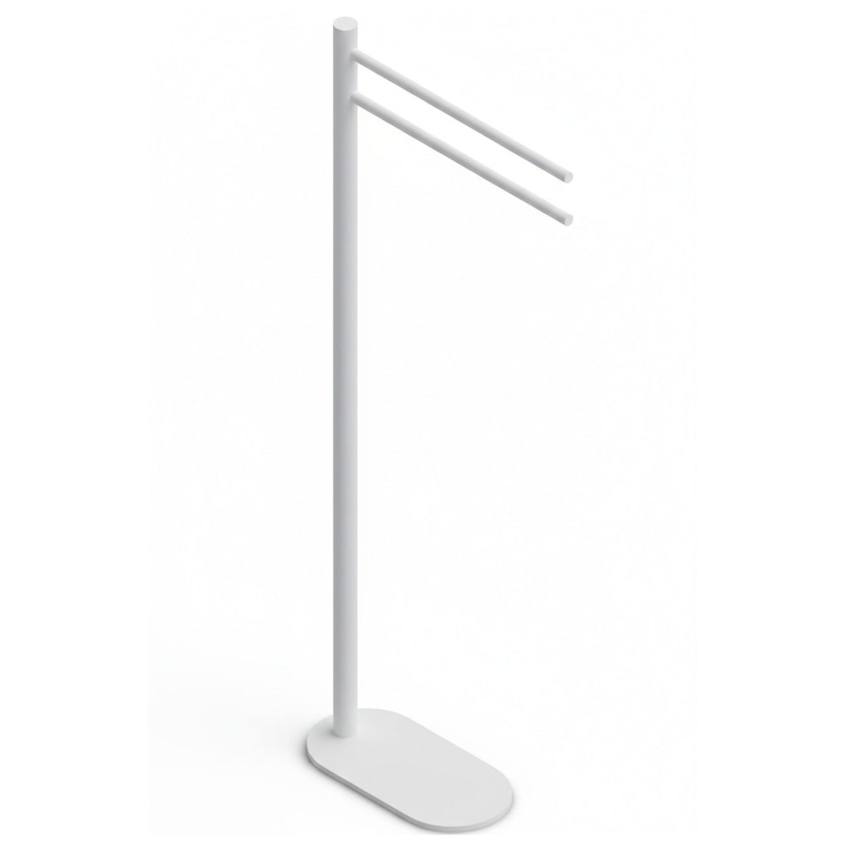 Piantana smart portasalviette bianco 2 bracci