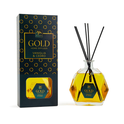 700ml vanilla and cedar diffuser in a hexagonal bottle