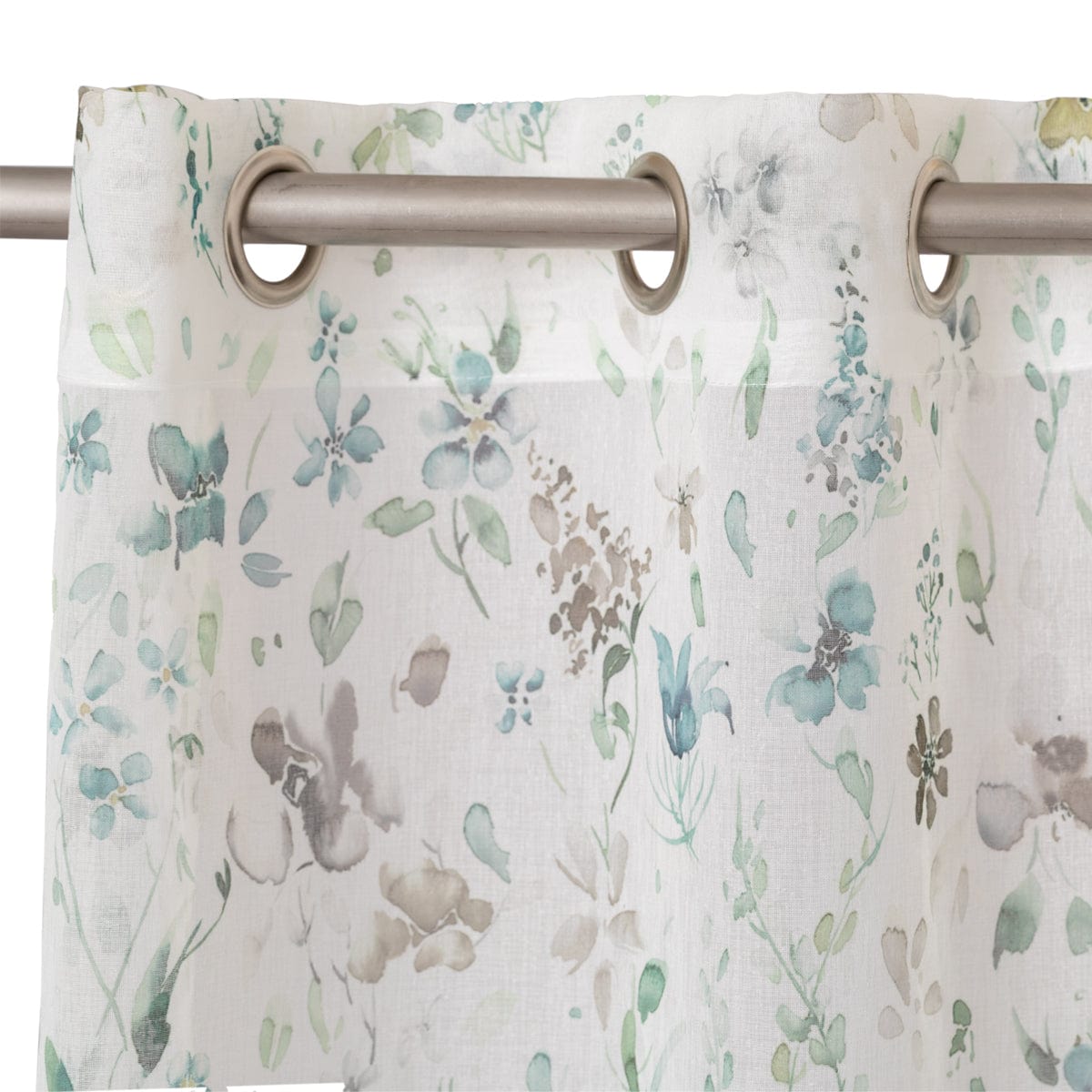 Bricocenter VIOLETTA GREEN OPAQUE CURTAIN 140X280 CM WITH EYELETS