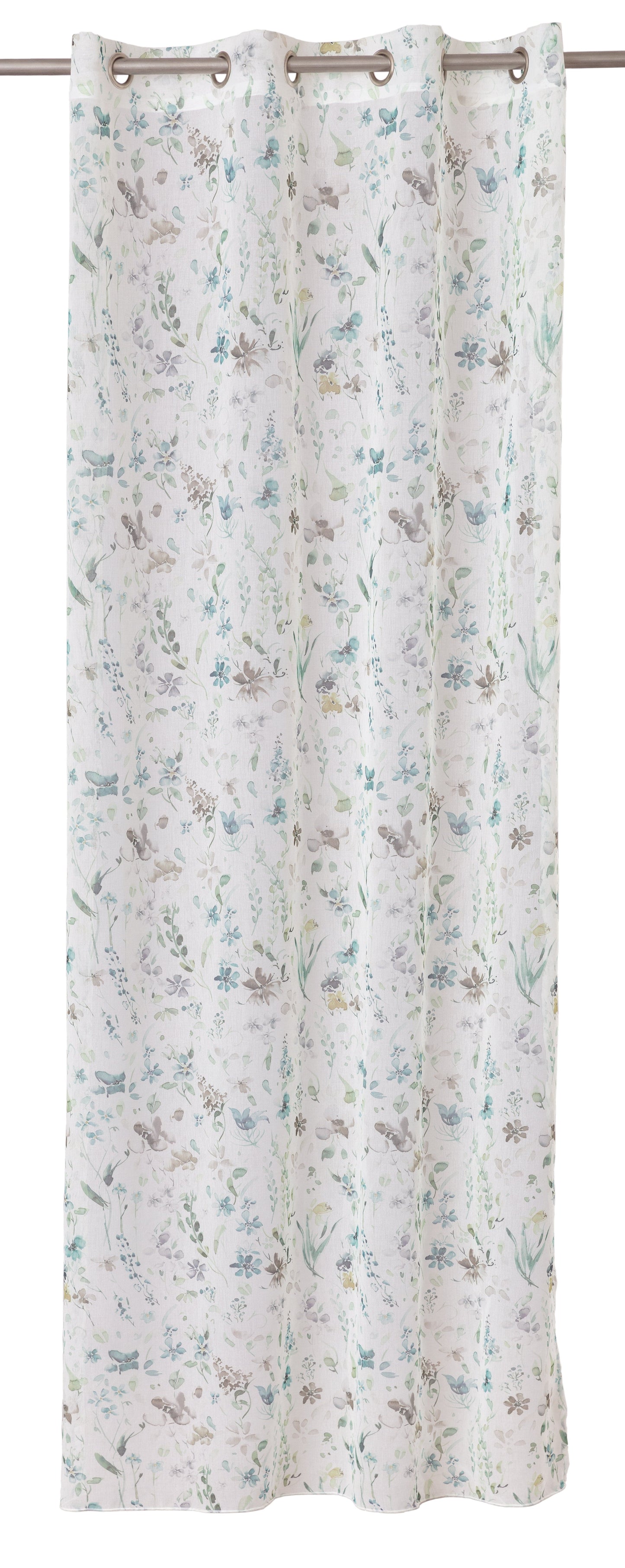 Bricocenter VIOLETTA GREEN OPAQUE CURTAIN 140X280 CM WITH EYELETS