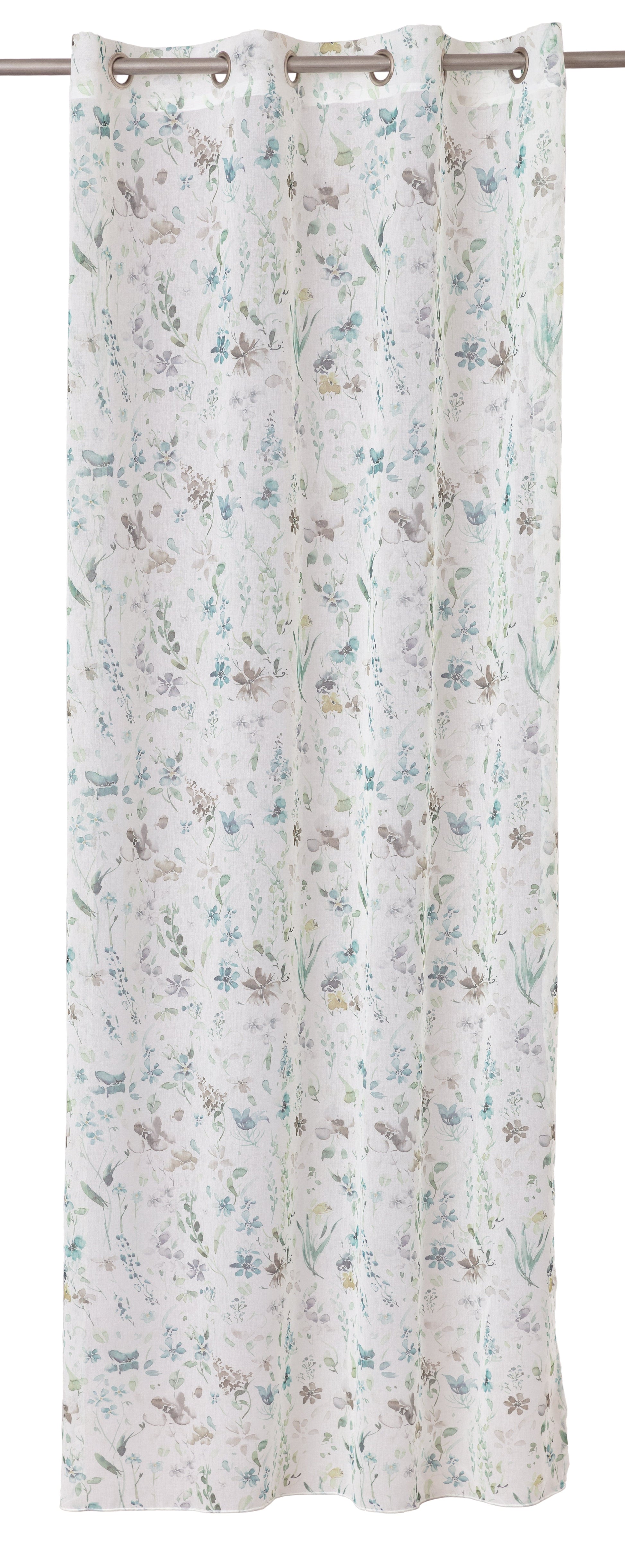 Bricocenter VIOLETTA GREEN OPAQUE CURTAIN 140X280 CM WITH EYELETS