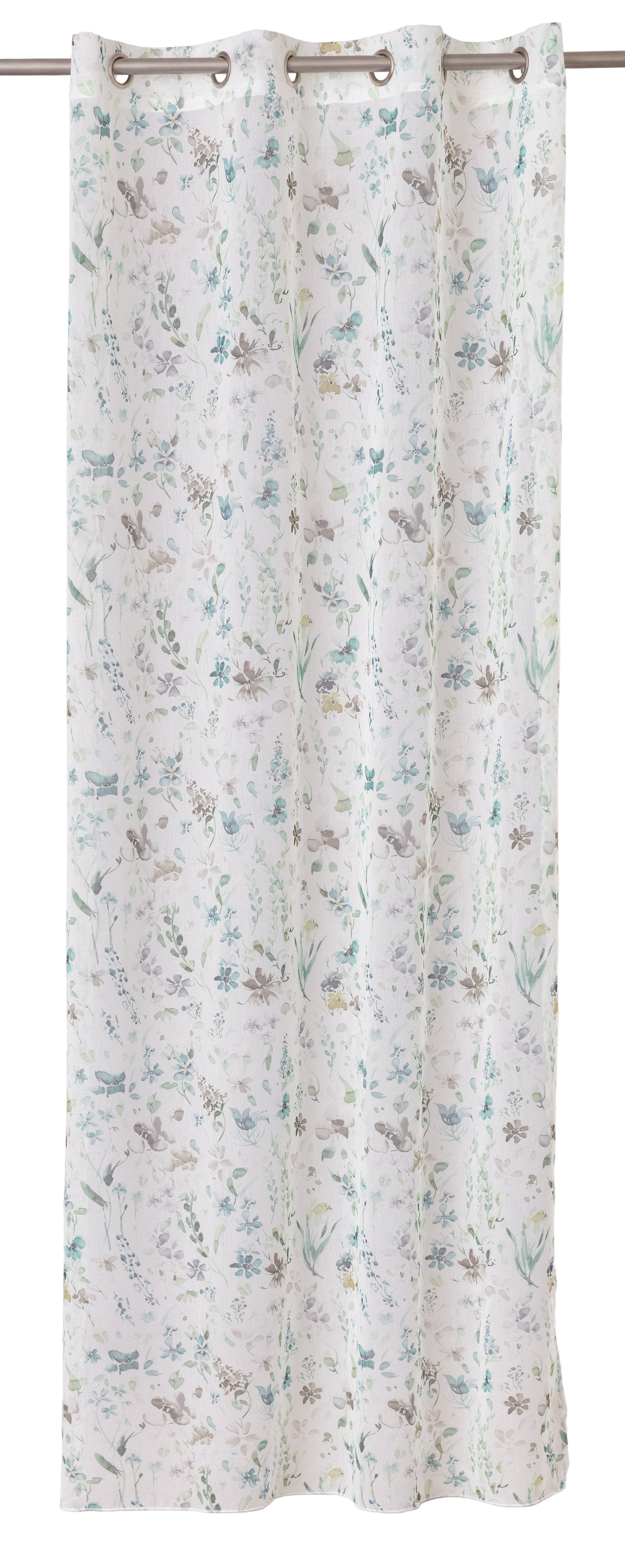 Bricocenter VIOLETTA GREEN OPAQUE CURTAIN 140X280 CM WITH EYELETS
