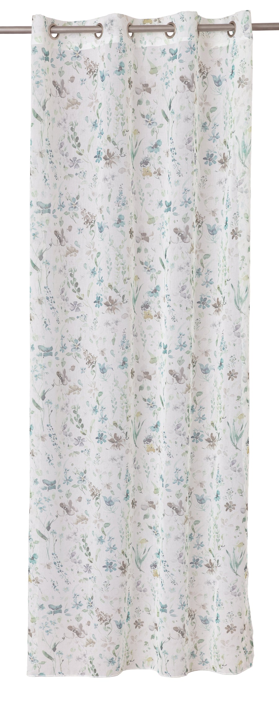 Bricocenter VIOLETTA GREEN OPAQUE CURTAIN 140X280 CM WITH EYELETS