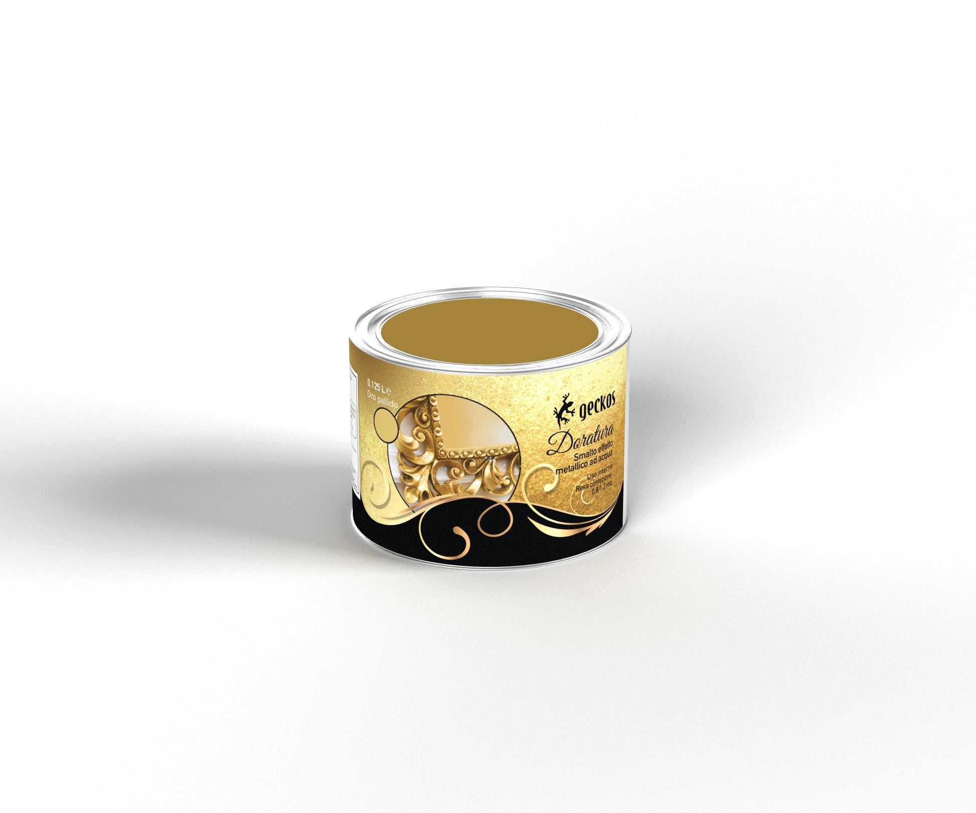 Bricocenter PALE GOLD GILDING SOLVENT ENAMEL 125 ML