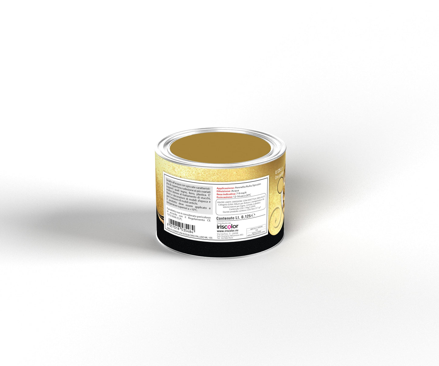 Bricocenter PALE GOLD GILDING SOLVENT ENAMEL 125 ML