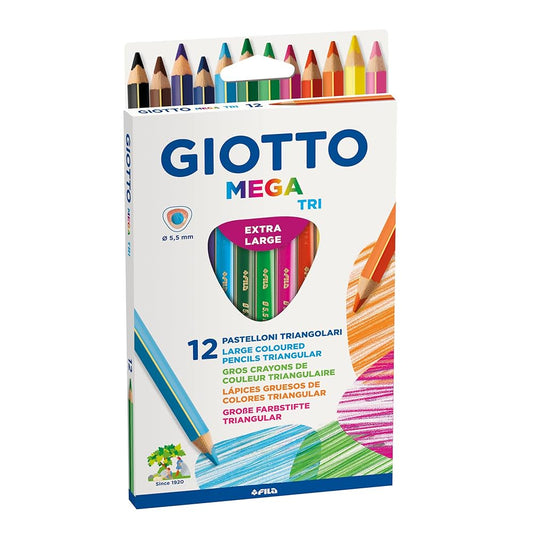 12 COLORS GIOTTO STILNOVO TRIANGULAR TIP