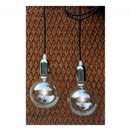 BLACK TEXTILE CABLE 2X0.75 3 M