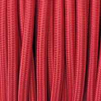 TEXTILE CABLE RED 2X0.75 3 M