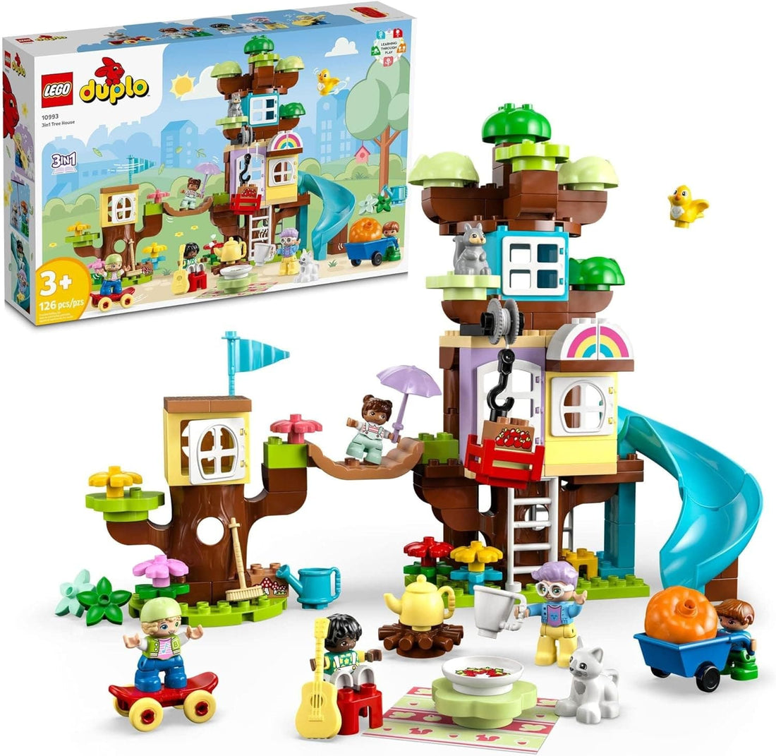 LEGO DUPLO 3in1 Tree House Includes 8 Figures - best price from Maltashopper.com 10993