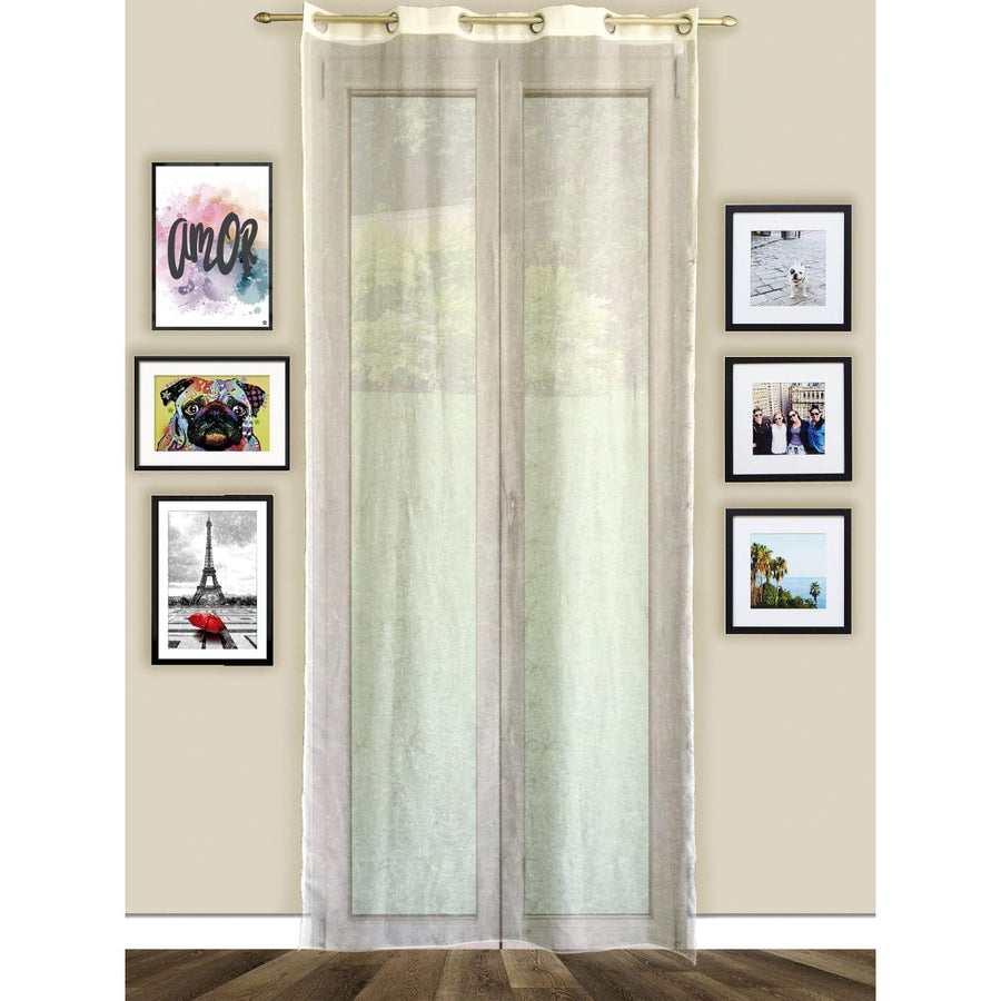 Bricocenter CATERINA FILTER CURTAIN GOLD 140X290 CM WITH EYELETS