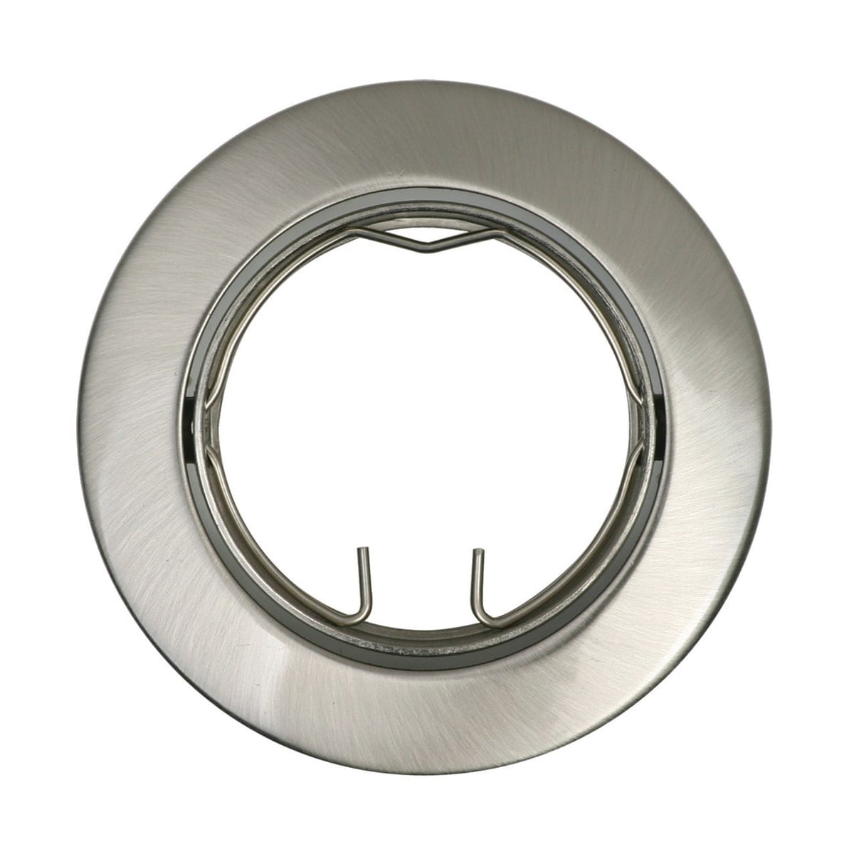 Bricocenter RING NUT FOR RECESSED SPOTLIGHT CLANE NICKEL ADJUSTABLE D7.5 CM