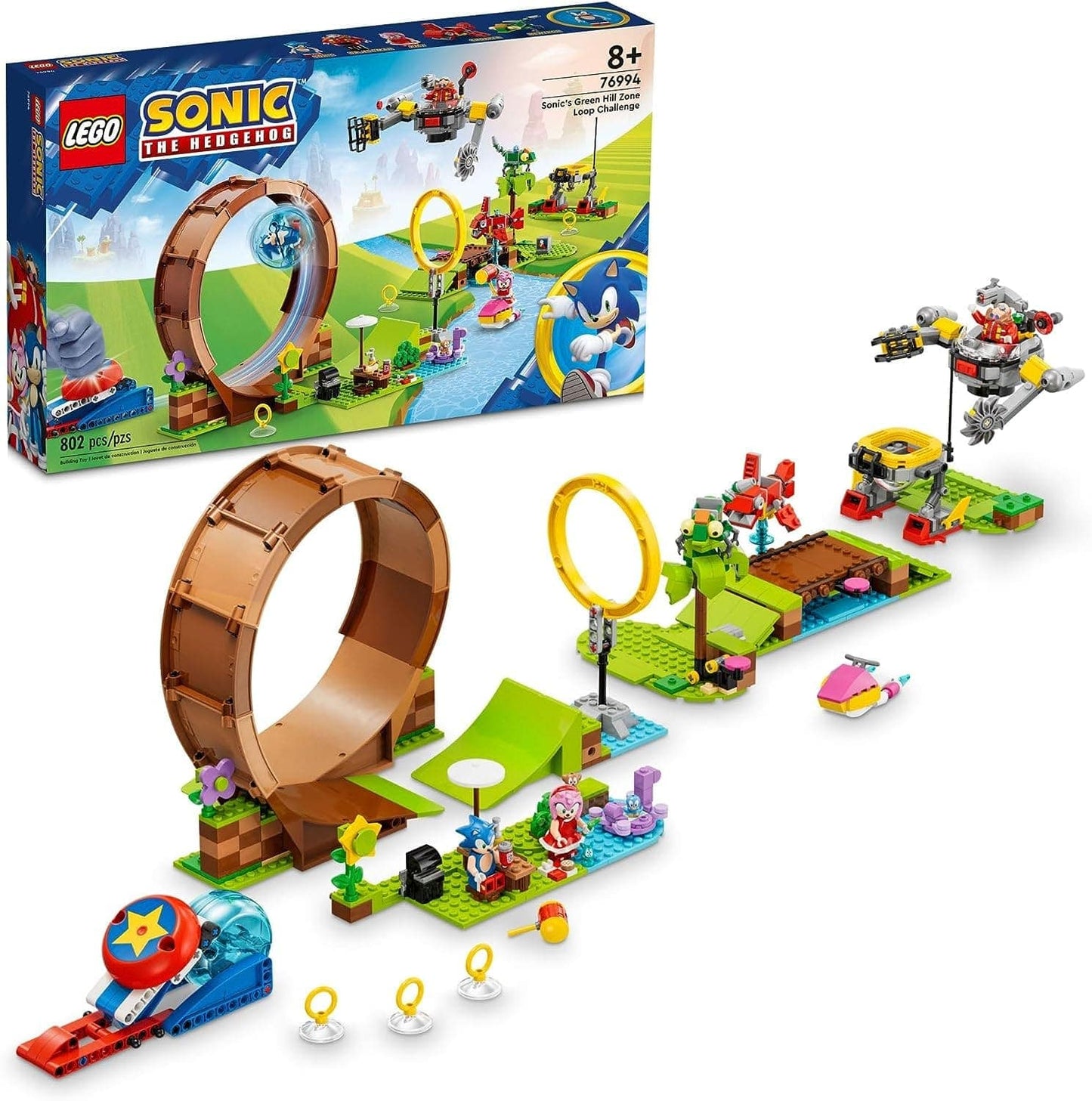 Toys Sonic - Loop the Loop Challenge in Sonic&#39s Green Hill Zone