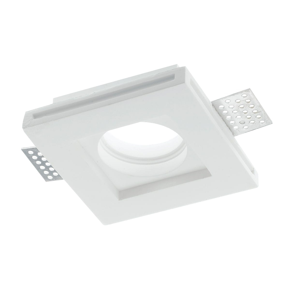 Bricocenter RECESSED SPOTLIGHT SPIRIT PLASTER WHITE 10.3X10.3 CM GU10=42W