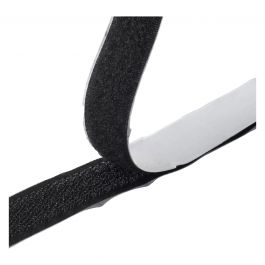STANDARD ADHESIVE VELCRO BLACK LARG.2