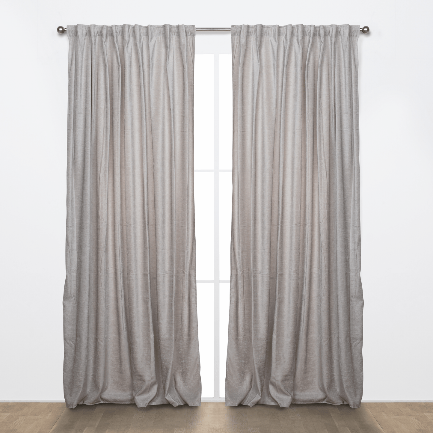 CAROL MOON OPAQUE CURTAIN 200X280 CM WEBBING AND CONCEALED HANGING LOOP