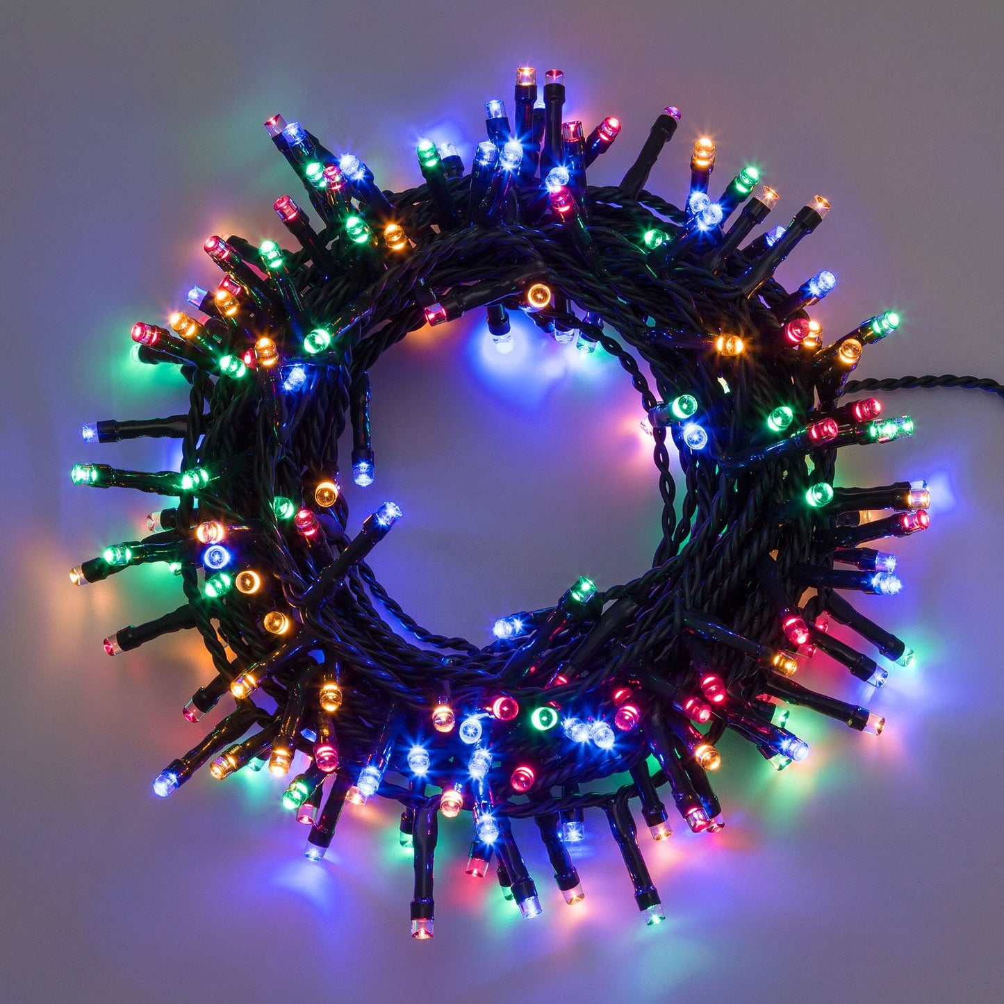 LIGHT CHAIN 300 LED MULTICOLOR BATTERY 12.0mt