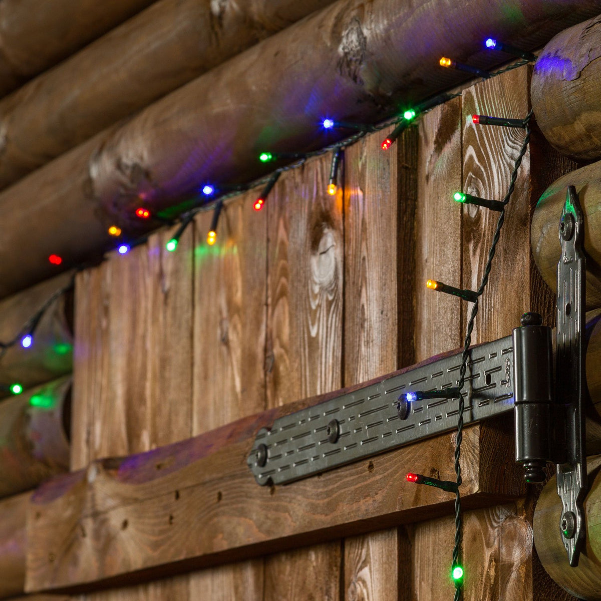 LIGHT CHAIN 300 LED MULTICOLOR BATTERY 12.0mt