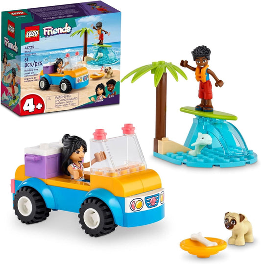 LEGO Friends Beach Buggy Fun with 2 Mini-Dolls, Pet Dog and Dolphin Figures, a Beach Buggy Toy Car and Accessories - best price from Maltashopper.com 41725