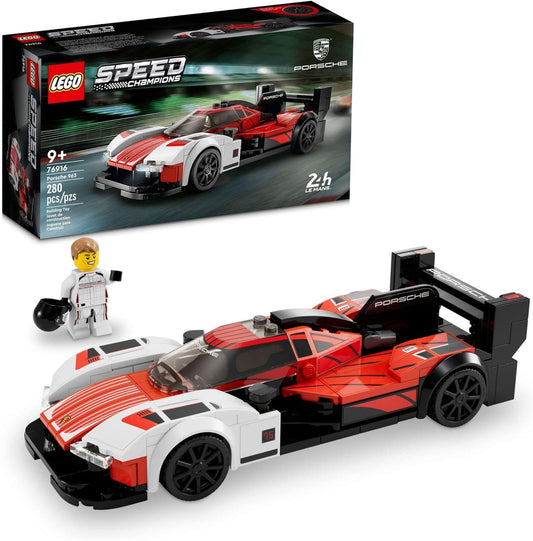 LEGO Speed Champions Porsche 963 Model Car Building Kit, Collectible Set with Driver Minifigure - best price from Maltashopper.com 76916