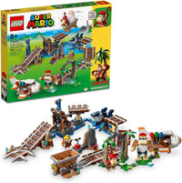 LEGO Super Mario Diddy Kong's Mine Cart Ride Expansion Set with Brick Built Funky Kong Figure - best price from Maltashopper.com 71425