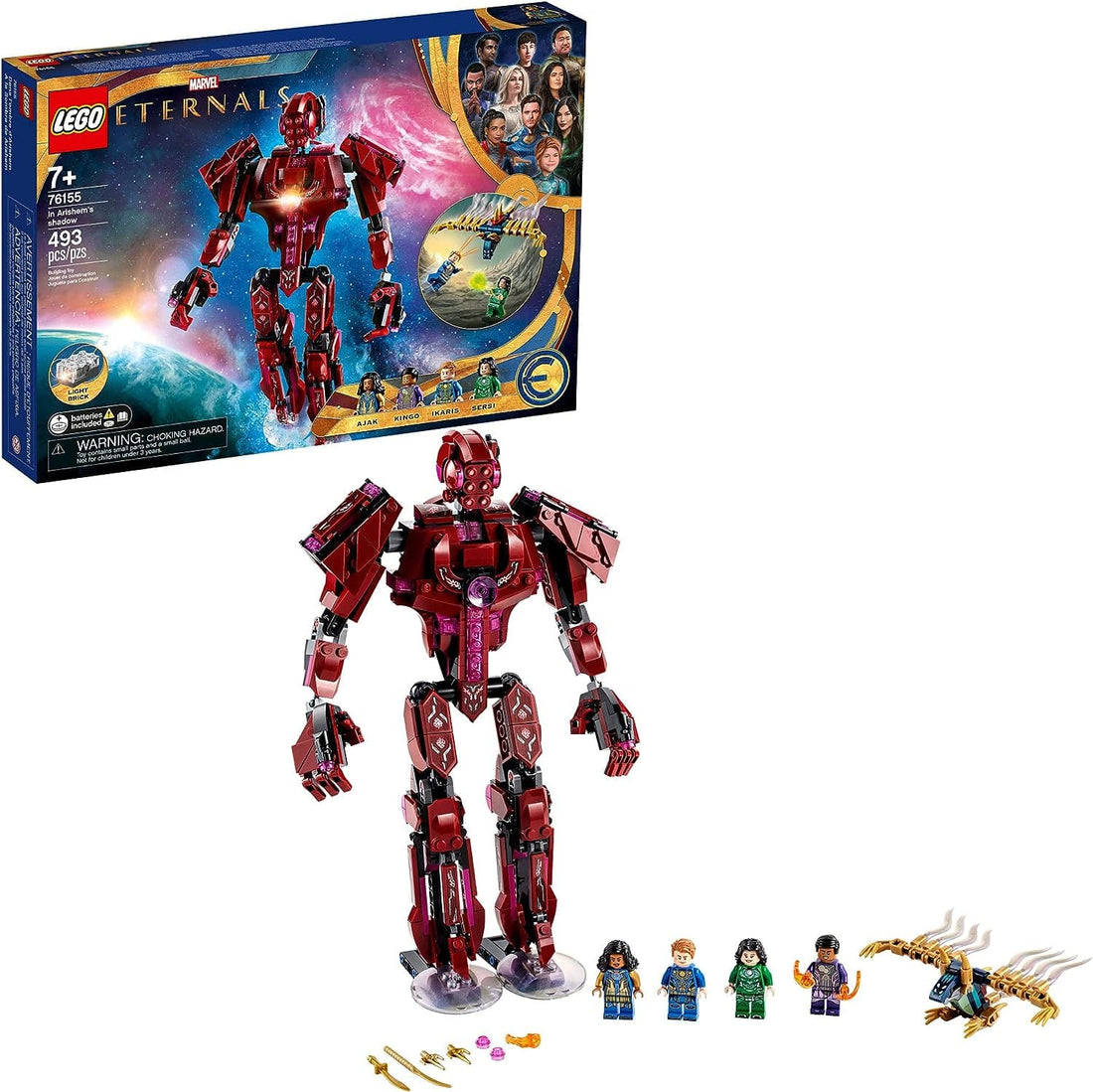 LEGO Marvel The Eternals in Arishem’s Shadow Building Kit, Movie Collectible - best price from Maltashopper.com 76155