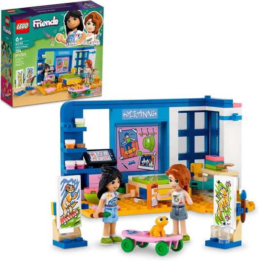 LEGO Friends Liann's Room, Art-Themed Bedroom Playset with Liann & Autumn Mini-Dolls - best price from Maltashopper.com 41739