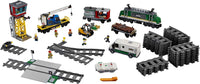 LEGO City Cargo Train Remote Control Train Building Set with Tracks - best price from Maltashopper.com 60198