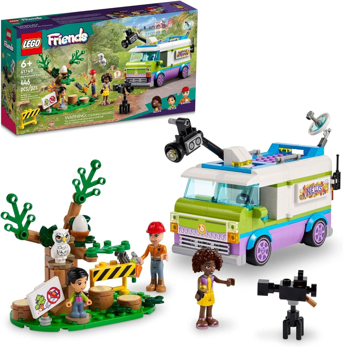 LEGO Friends Newsroom Van Including Accessories - best price from Maltashopper.com 41749