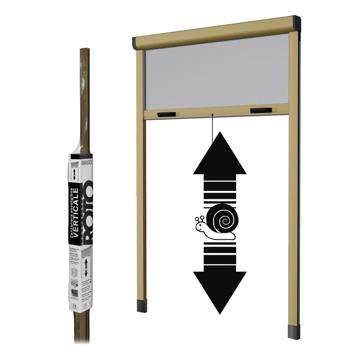 Bricocenter ROTUS ROTO 80x170 WITH BRONZE BRAKE