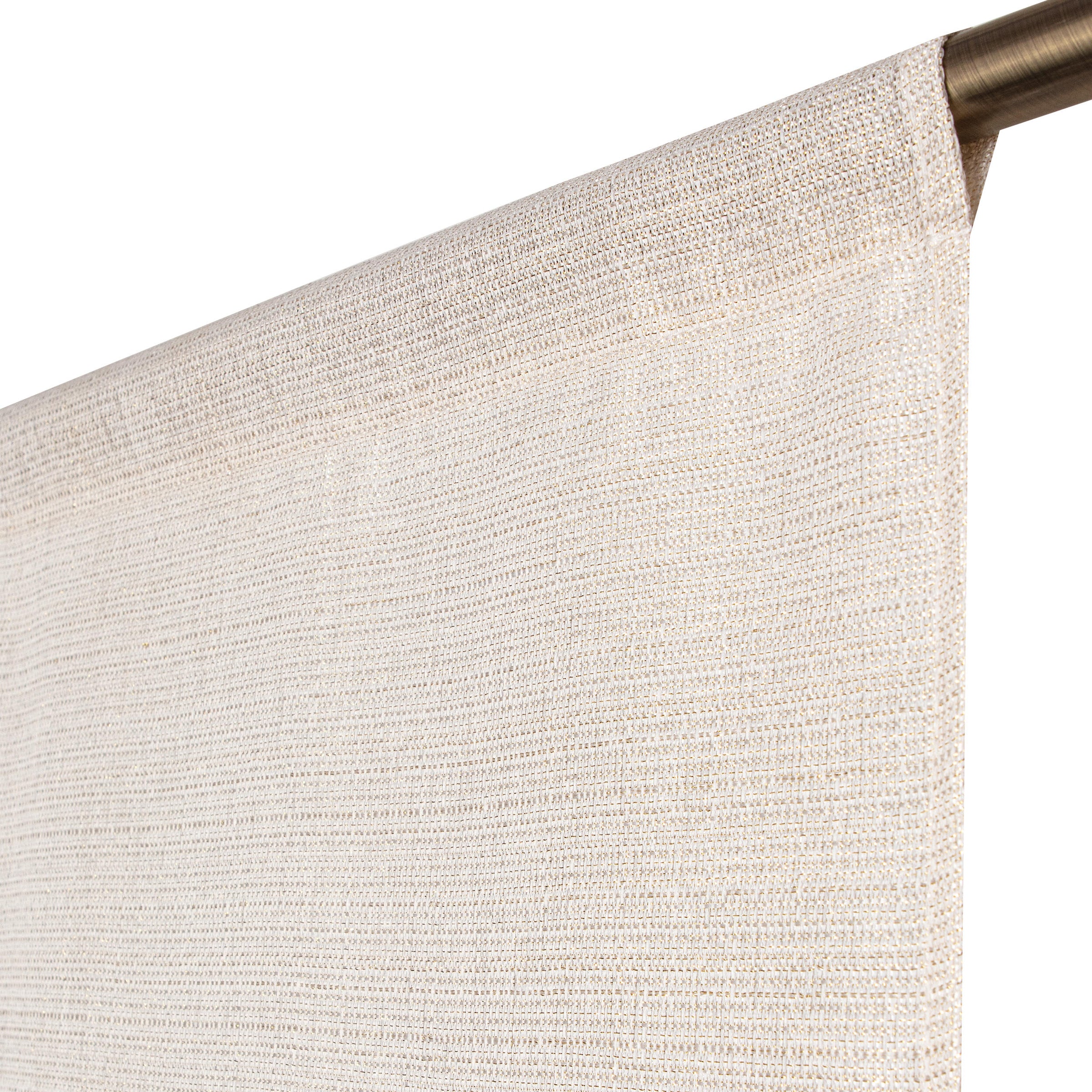 Lazaro curtain, ecru and gold, 60x170cm
