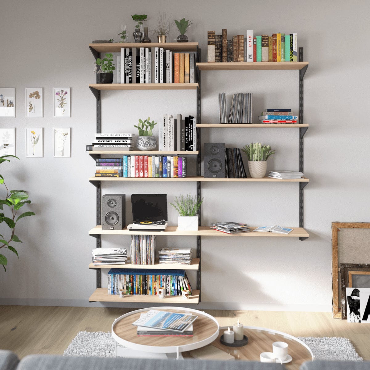 Bricocenter U-SHAPED SHELF 47 CM MATT BLACK SPACEO