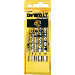 DEWALT CONCRETE DRILL BIT SET 4-10MM 5PCS