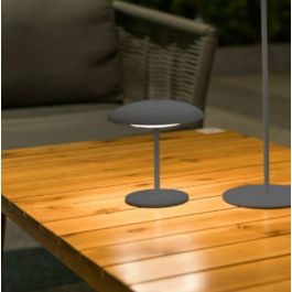 TABLE LAMP SARDINIA H 28CM GRAY IP44