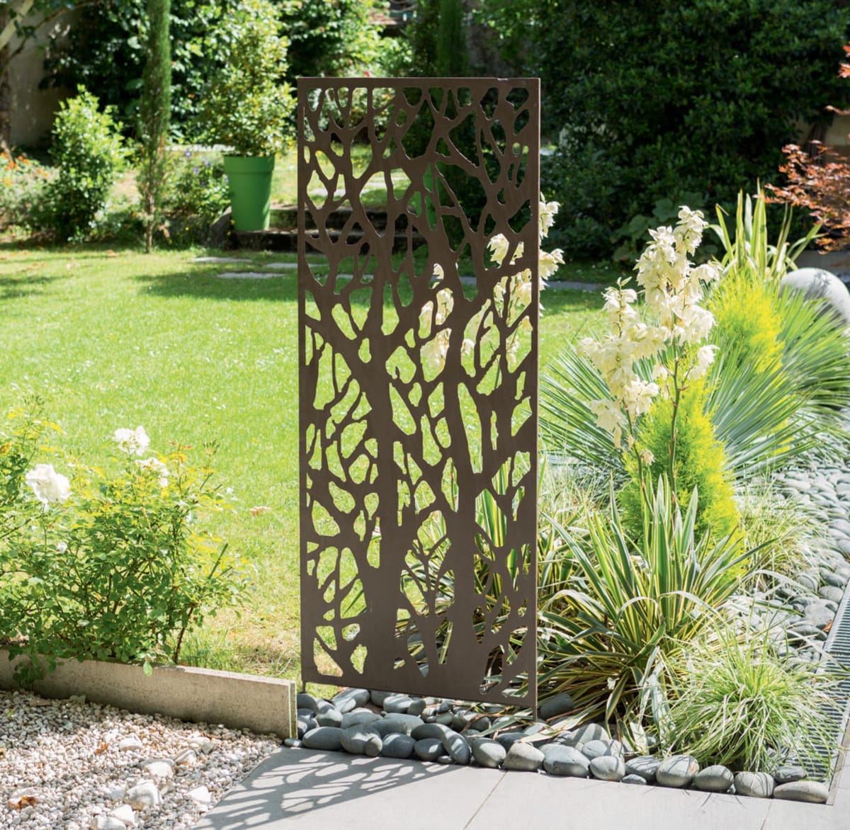 Bricocenter DECORATIVE METAL TREE PANEL 0.60X1.50M