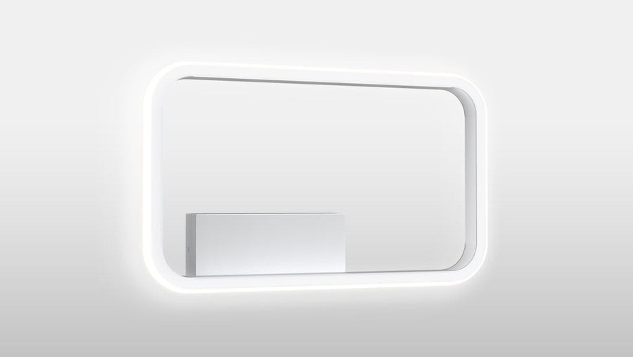 Bricocenter NATA ALUMINIUM WALL LAMP WHITE 15X25 CM LED 12W NATURAL LIGHT