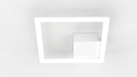 KIRA ALUMINIUM WALL LIGHT WHITE 25X25 CM LED 15W NATURAL LIGHT